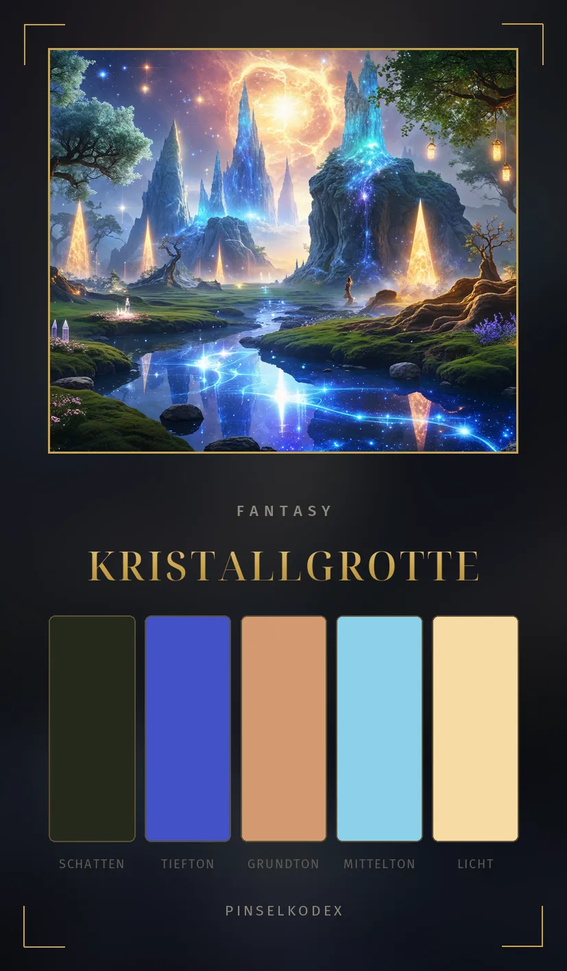 Karte Kristallgrotte: Blaues Eis und Bernsteinfeuer