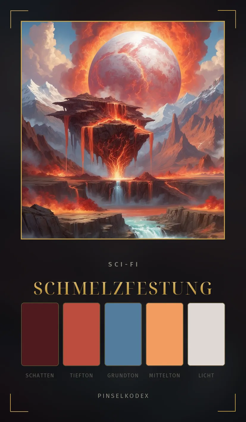 Karte Schmelzfestung: Magma unter Aschehimmel