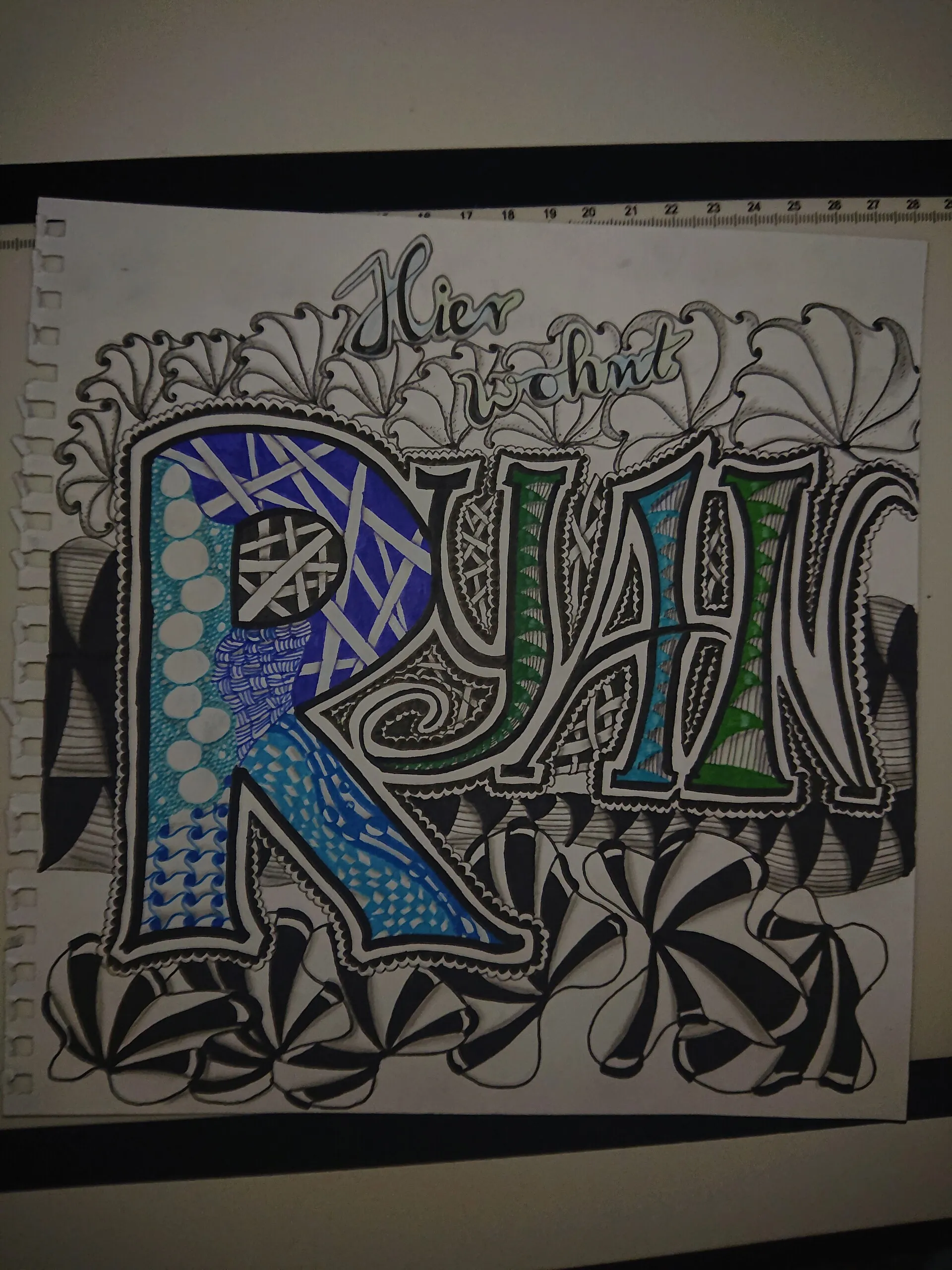 Zentangle-Lettering